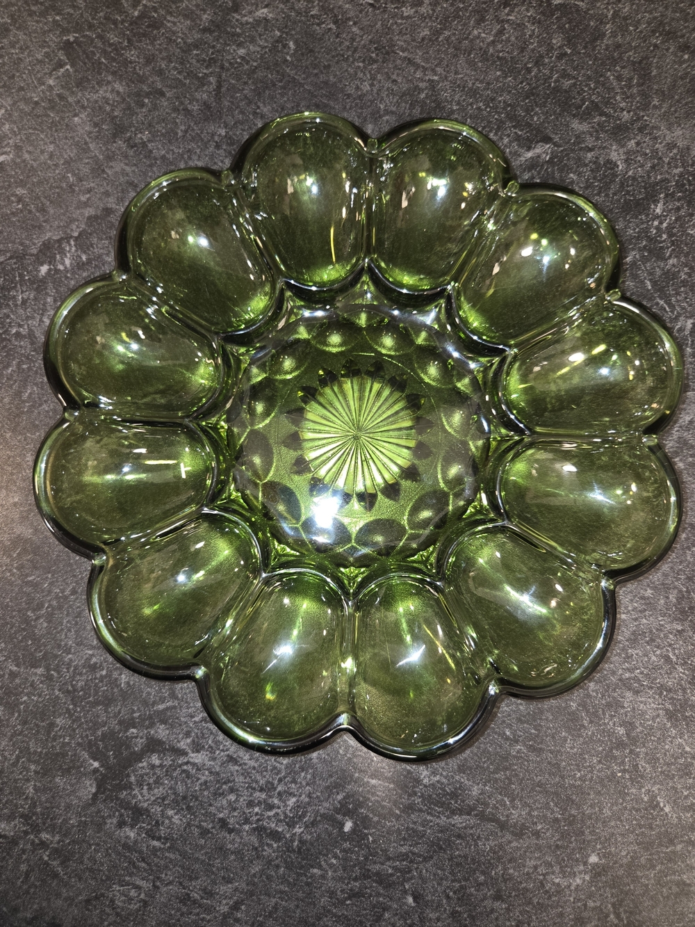 Vintage Deviled Egg Dish